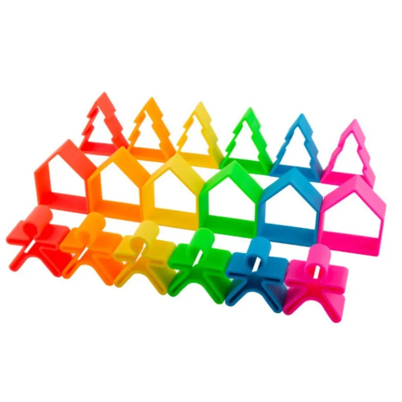 6 kids+6 houses+6 trees