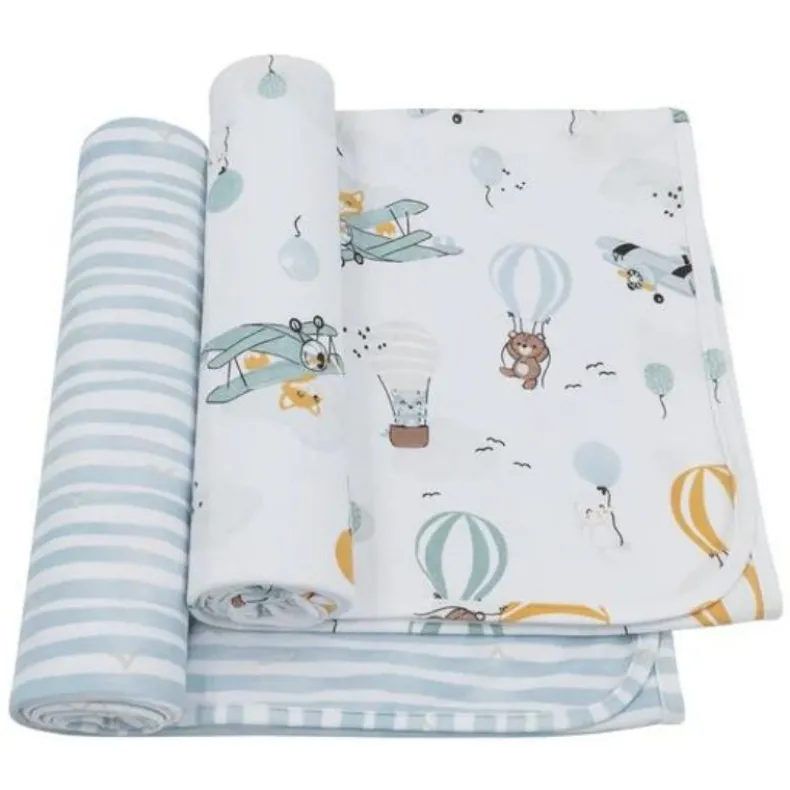 2 Pack Jersey Swaddle