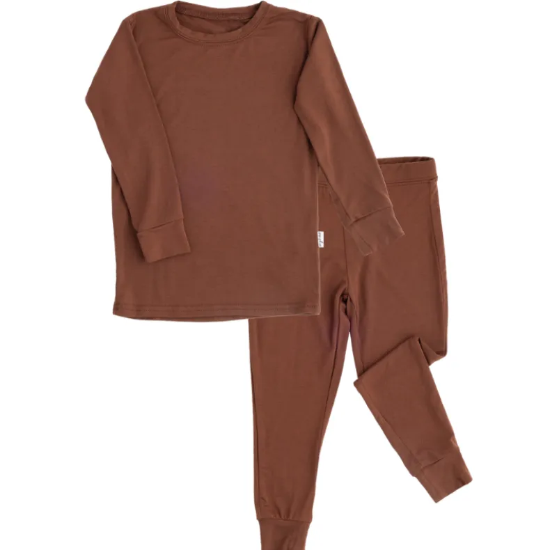 2 Piece Long Sleeve Bamboo Set - Solids