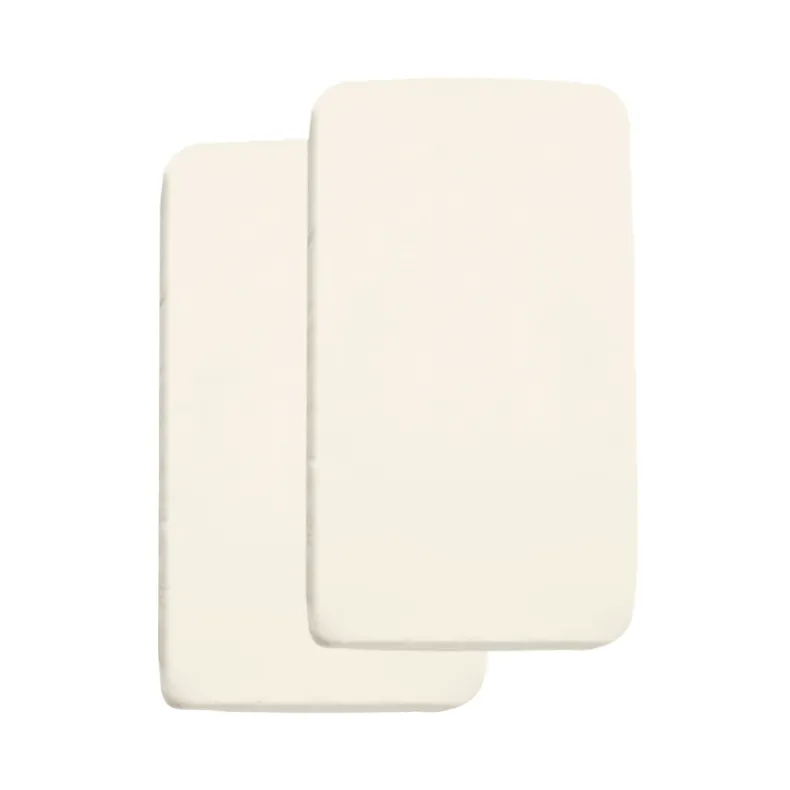 All-in-One Fitted Sheet & Waterproof Cradle Cover - 2 Pack