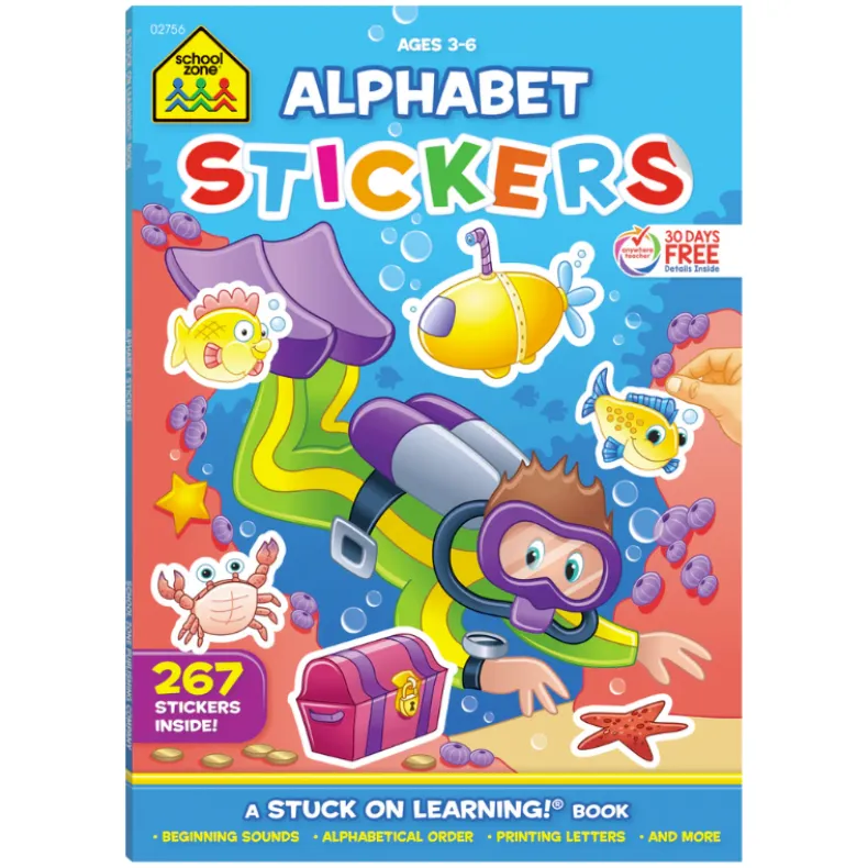 Alphabet Stickers Workbook