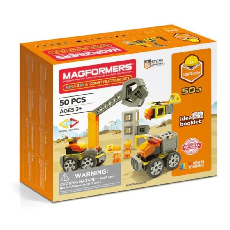 Amazing Construction Magnetic Set - 50 Pieces