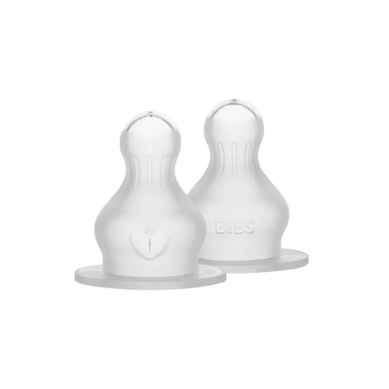 Baby Bottle Silicone Nipple - 2 pack