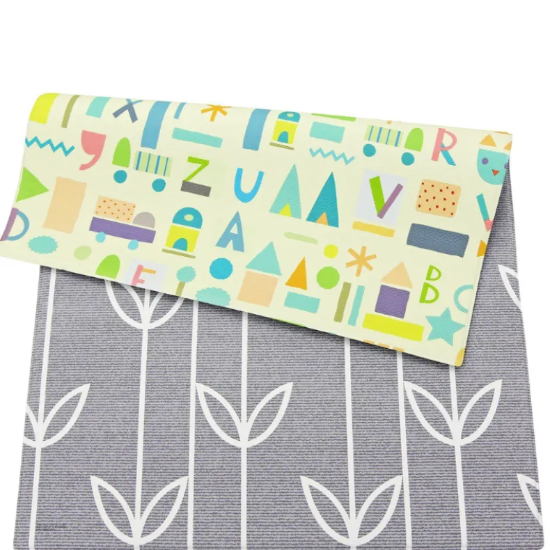 Baby Care Playmat - Sea Petals Grey