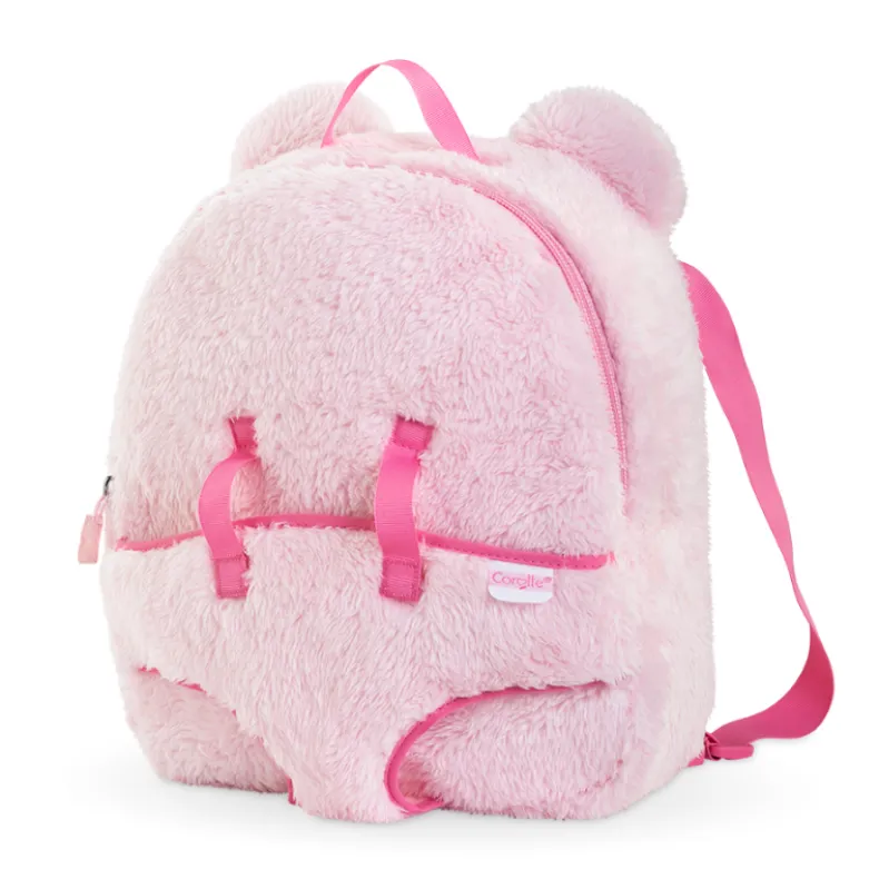 Baby Doll Carrier Backpack - Pink Plush