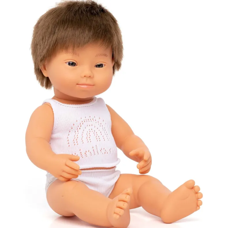 Baby Doll Caucasian Boy with Down Syndrome - 15"
