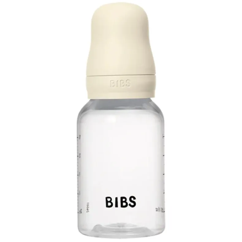 Baby Plastic Bottle Complete Set - Natural Rubber Latex