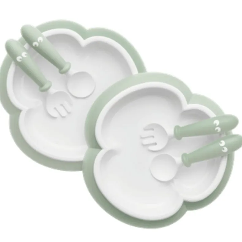 Baby Plate, Spoon and Fork - 2 sets