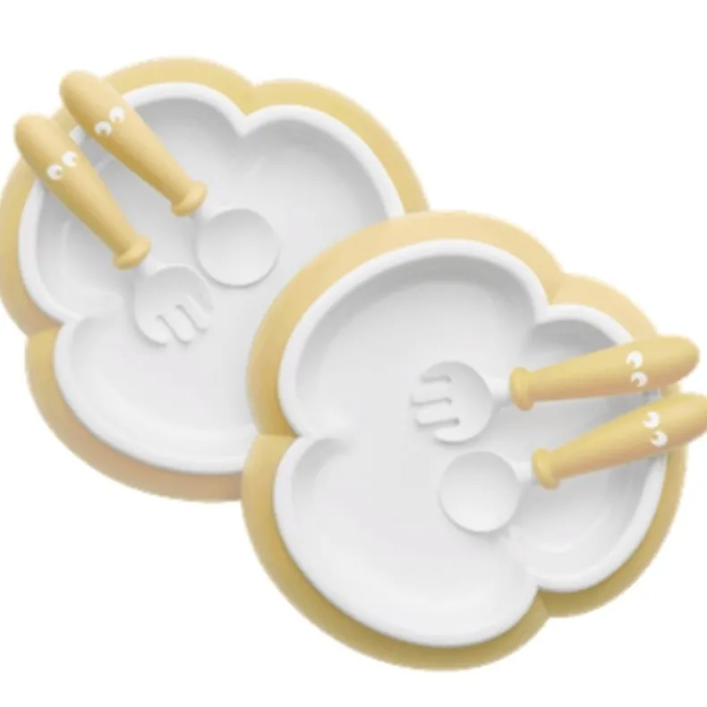 Baby Plate, Spoon and Fork - 2 sets
