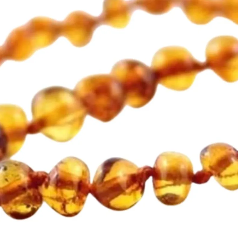Baltic Amber Teething Necklace - 11 inch