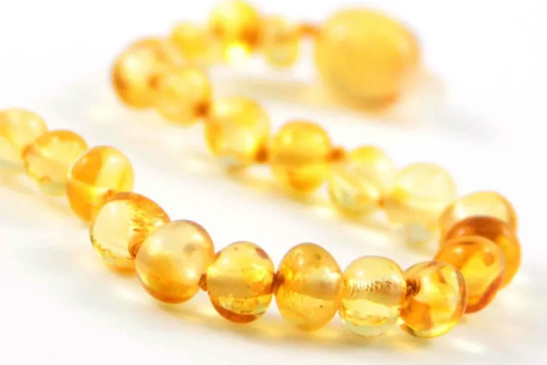 Baltic Amber Teething Necklace - 11 inch