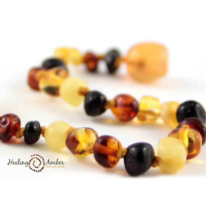 Baltic Amber Teething Bracelets - 5.5 inches