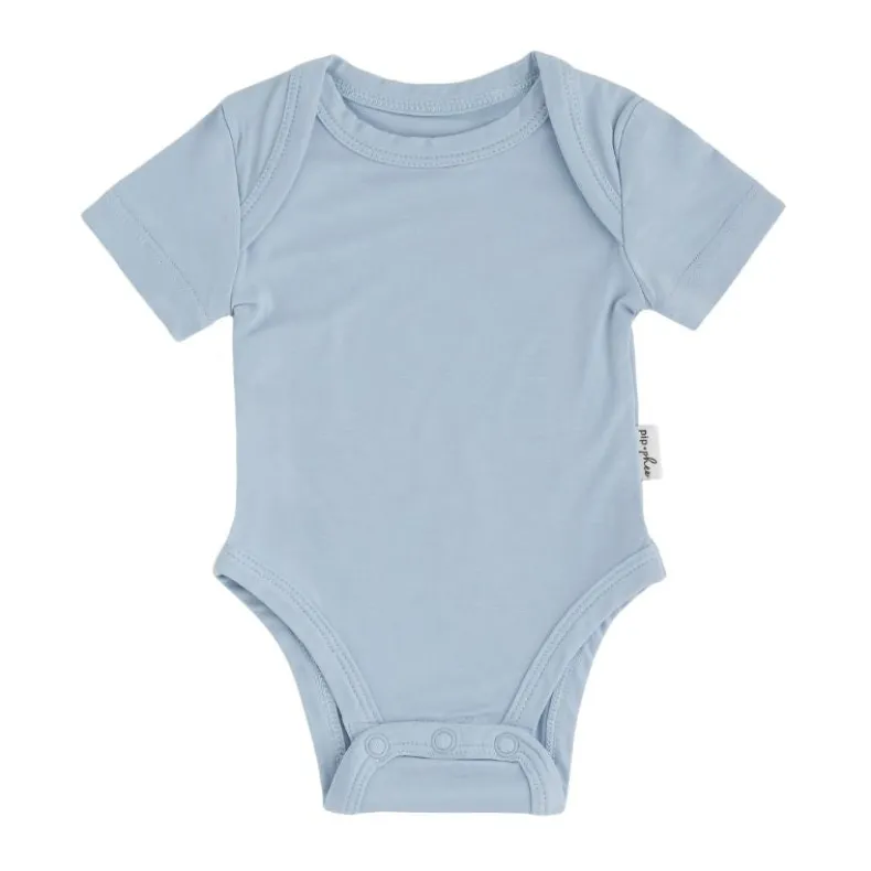 Bamboo Short Sleeve Bodysuits - Solids