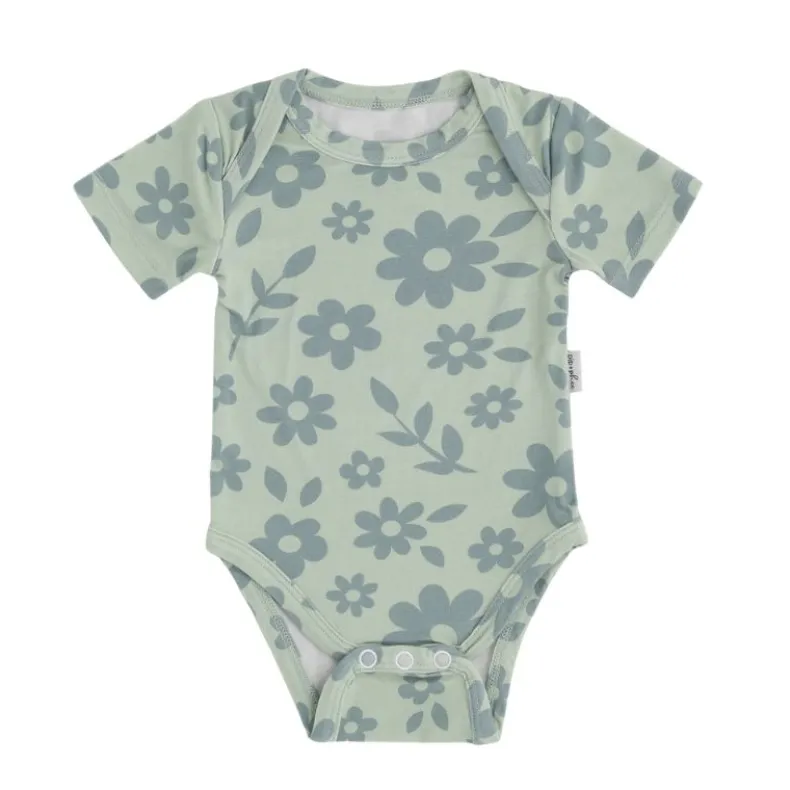 Bamboo Short Sleeve Bodysuits - Prints