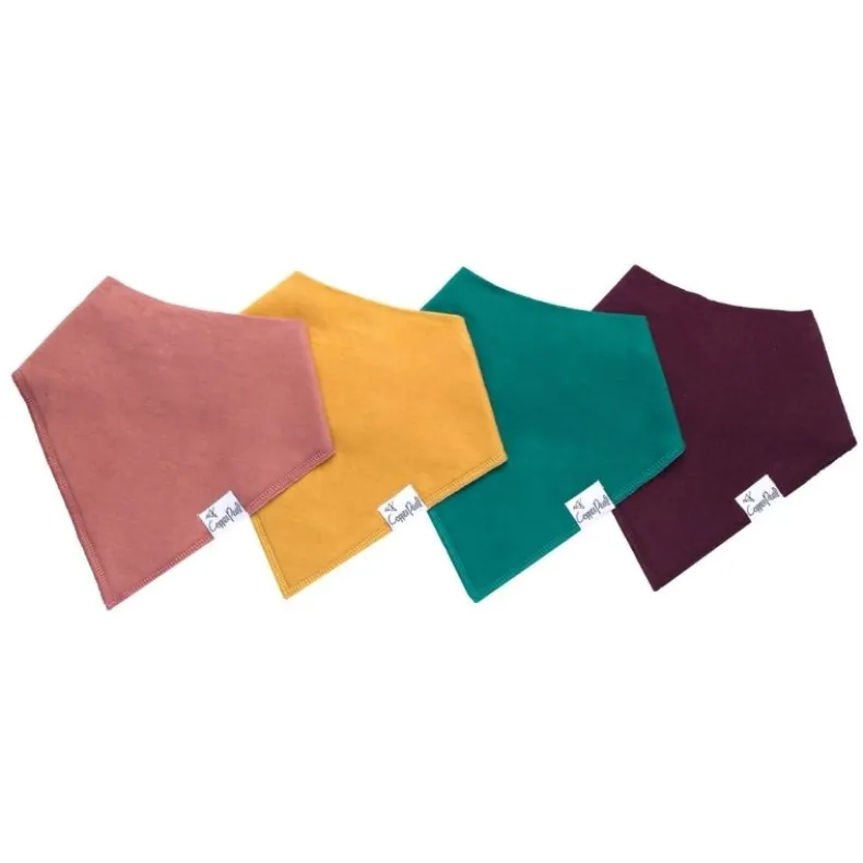 Bandana Drool Bibs - 4 Pack