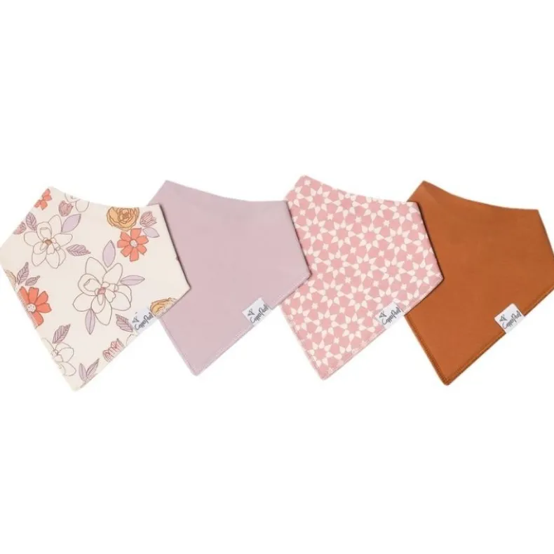 Bandana Drool Bibs - 4 Pack