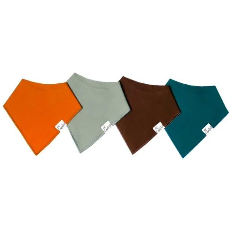 Bandana Drool Bibs - 4 Pack