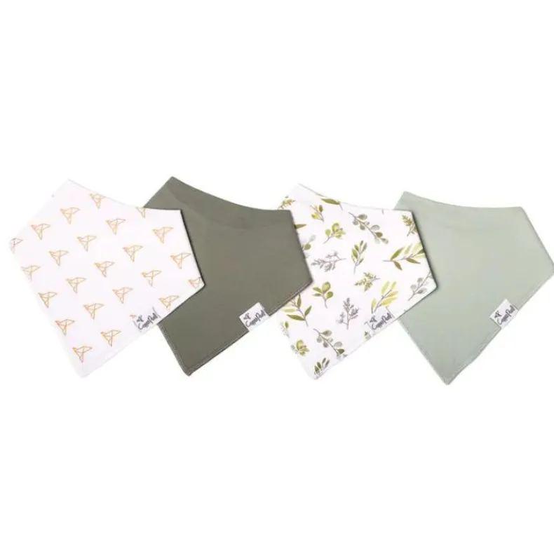 Bandana Drool Bibs - 4 Pack