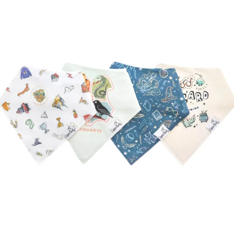 Bandana Drool Bibs - 4 Pack