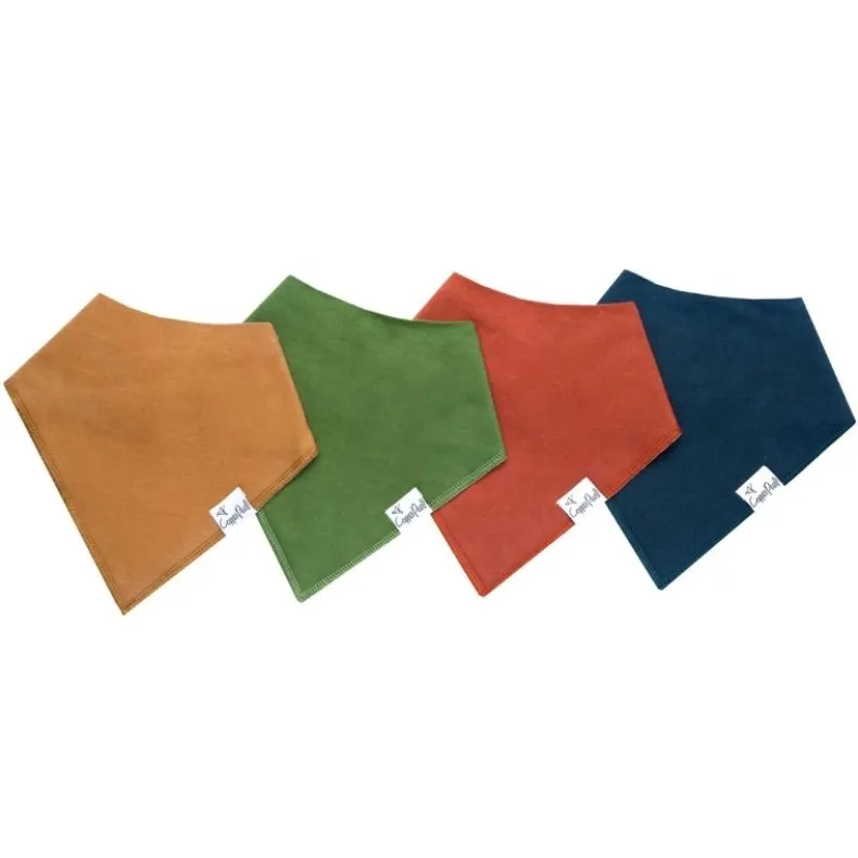 Bandana Drool Bibs - 4 Pack