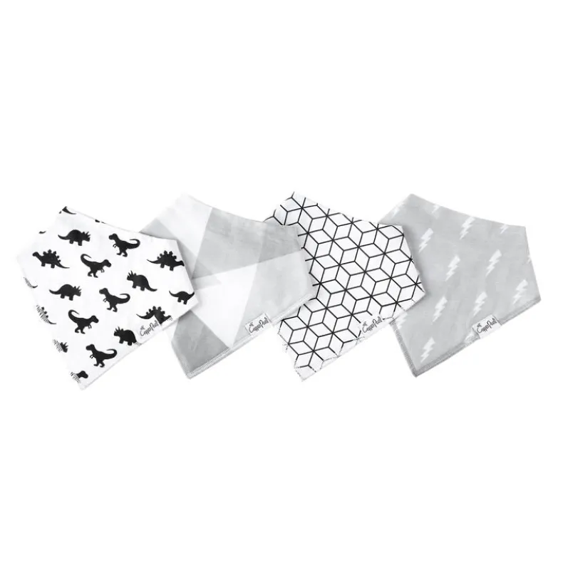 Bandana Drool Bibs - 4 Pack