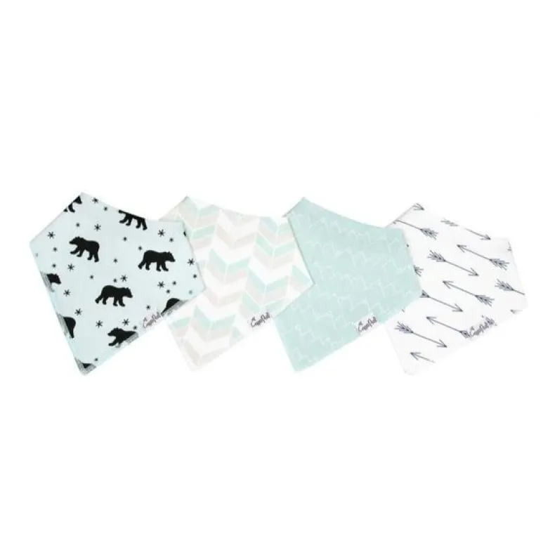 Bandana Drool Bibs - 4 Pack