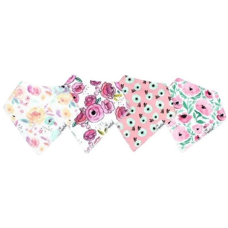 Bandana Drool Bibs - 4 Pack
