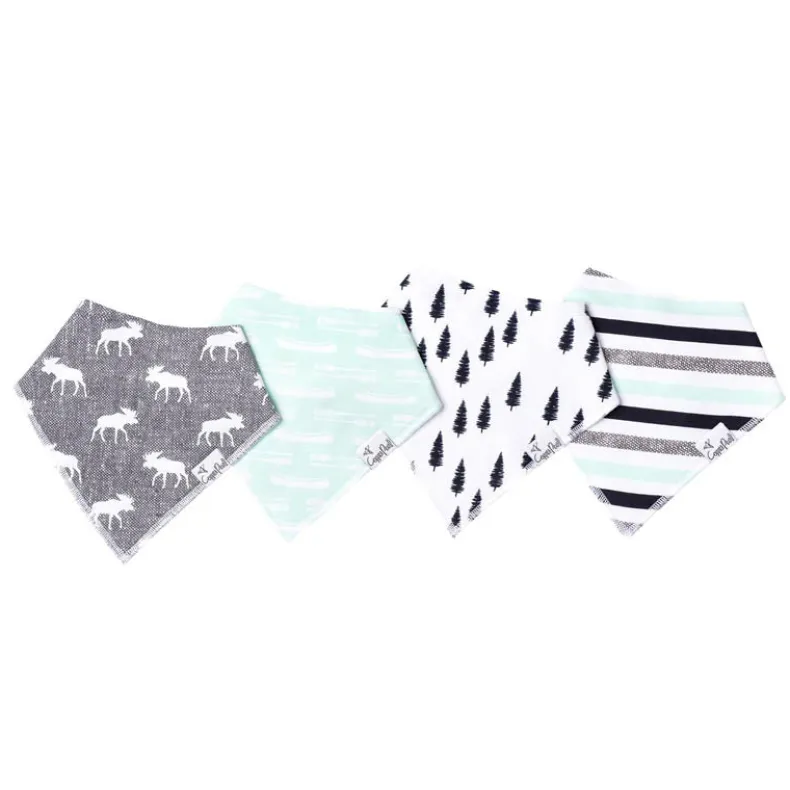 Bandana Drool Bibs - 4 Pack
