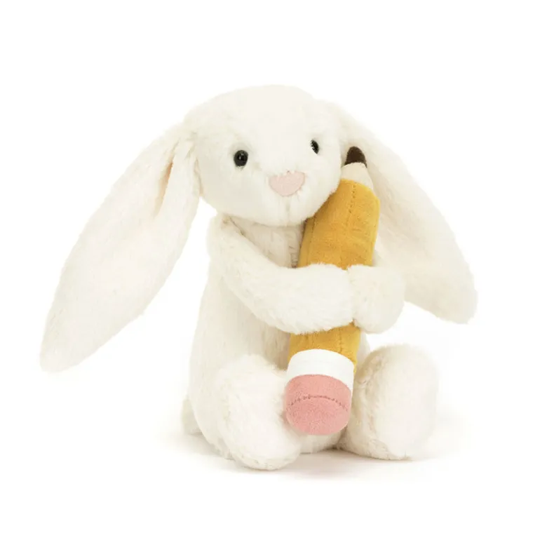 Bashful Bunny With Pencil