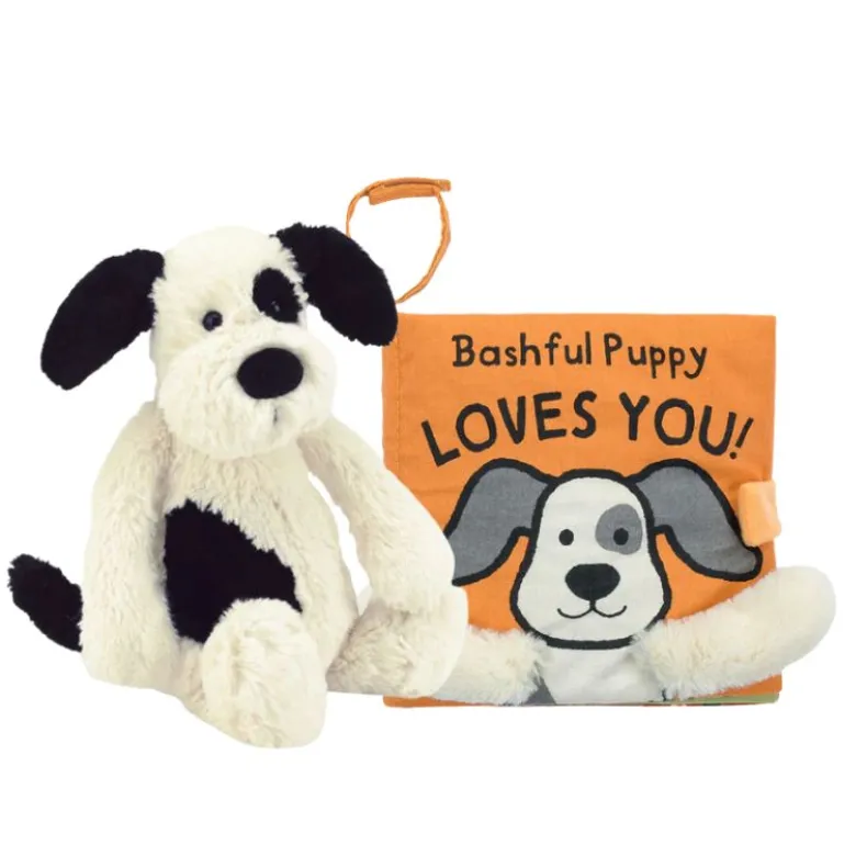 Bashful Puppy Loves You Book + Plush Bundle