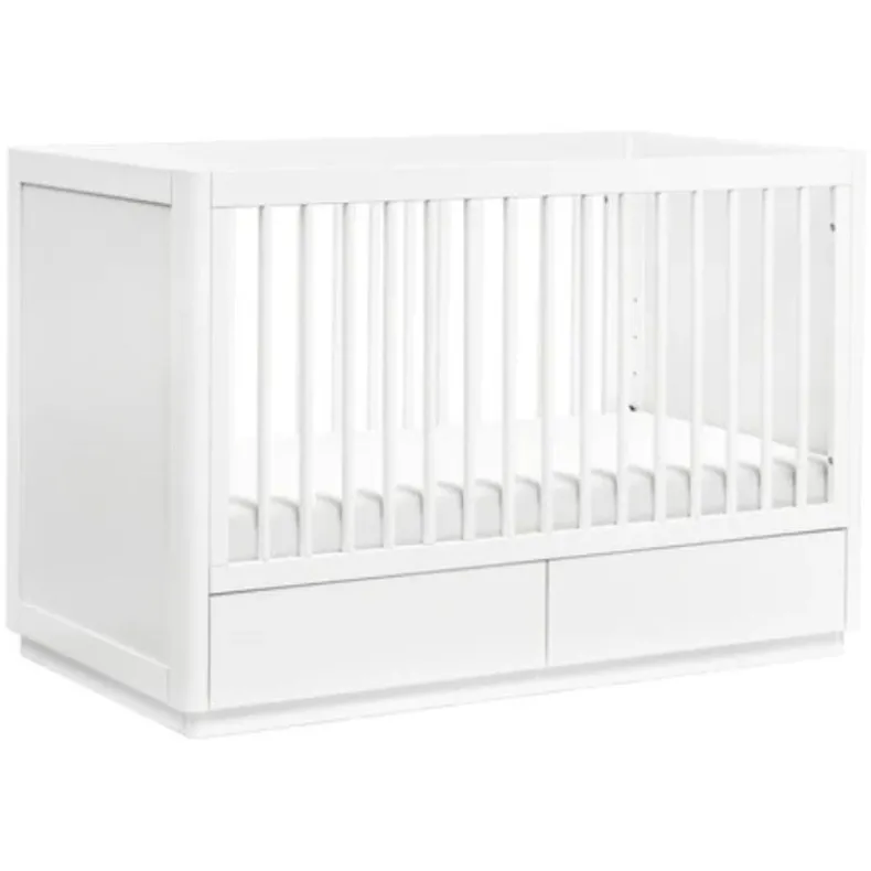 Bento 3-in-1 Convertible Storage Crib with Toddler Bed Conversion Kit