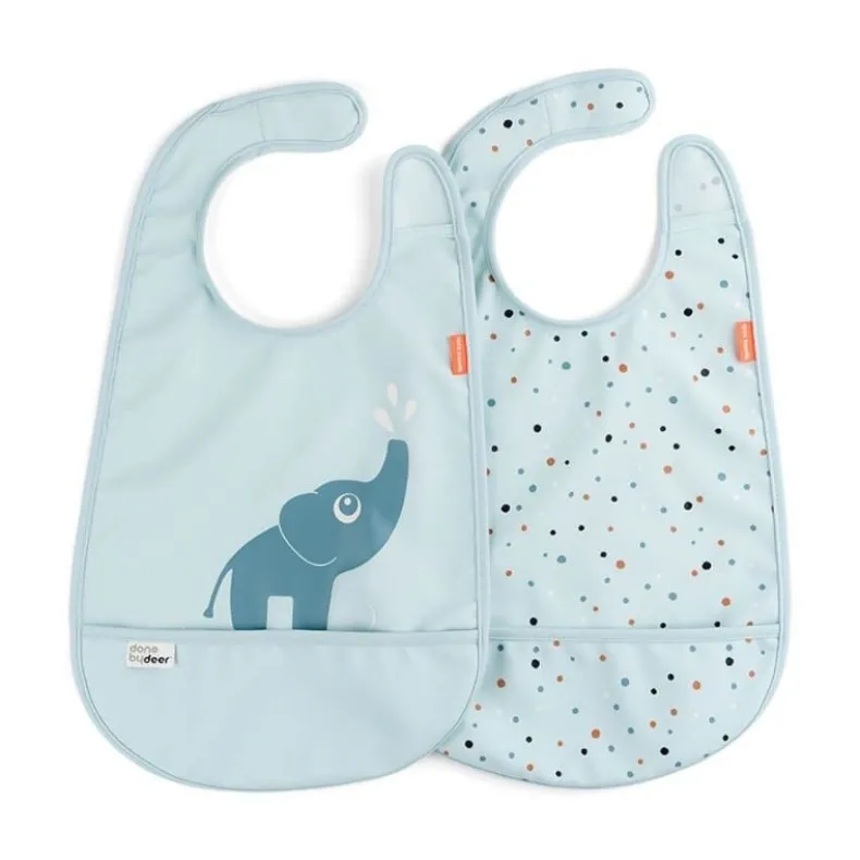 Bib with Velcro - 2 Pack