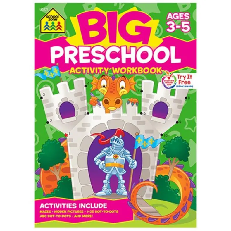 Big Preschool Activity Workbook