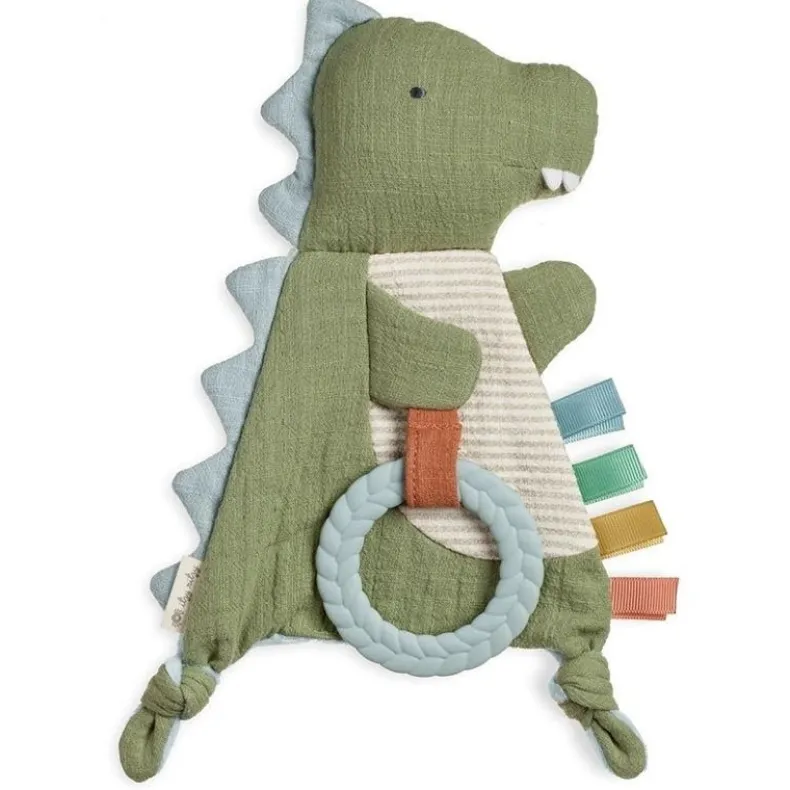 Bitzy Crinkle Sensory Crinkle Toy with Teether