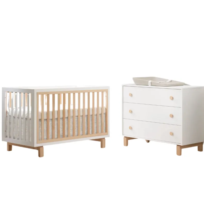 Bjorn Convertible Crib and 3-Drawer Dresser Combo