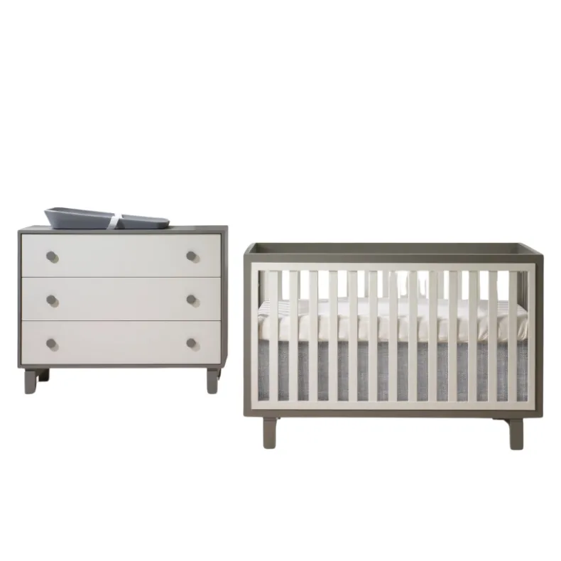 Bjorn Convertible Crib and 3-Drawer Dresser Combo