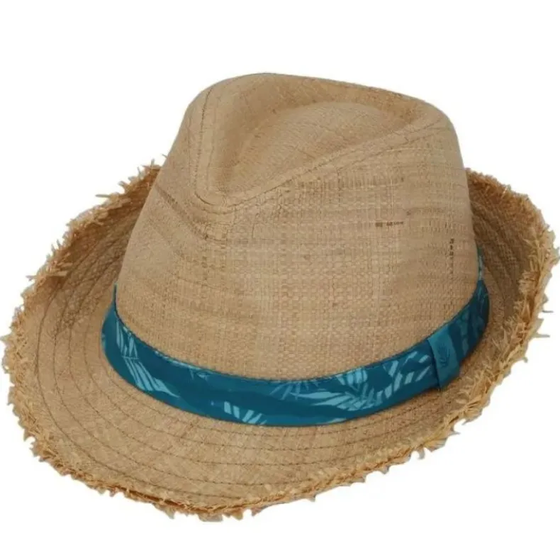Boys Rafia Fedora Hat