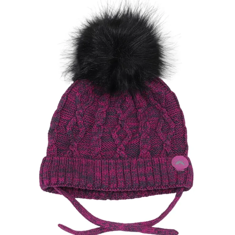 Cable Pom Hat