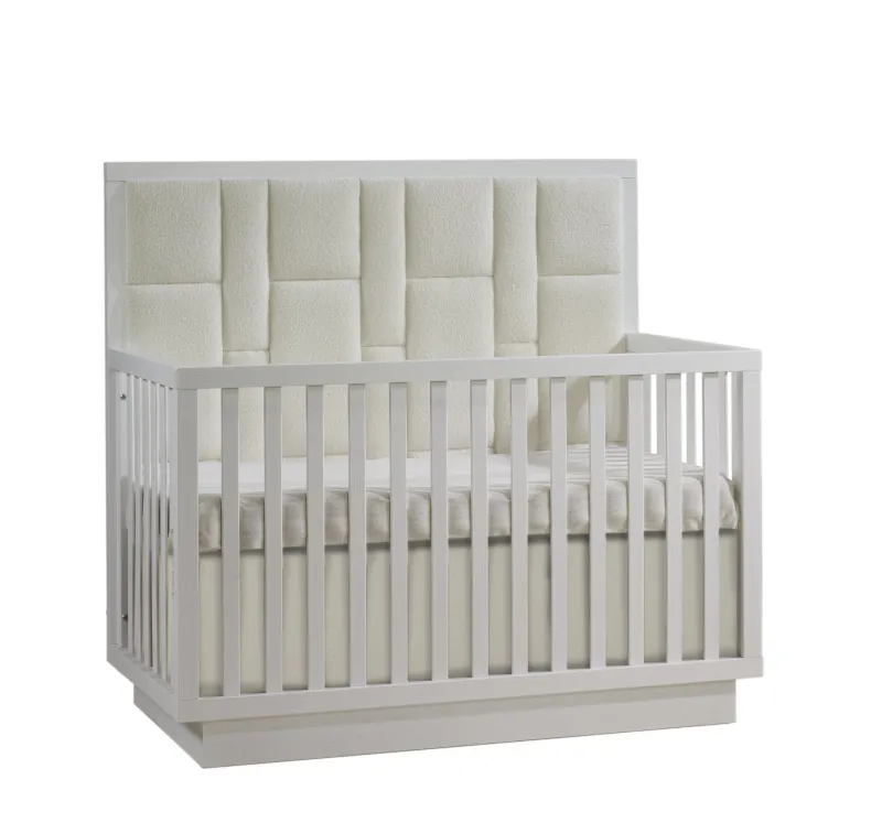 Como 5-in-1 Convertible Crib with Upholstered Panel