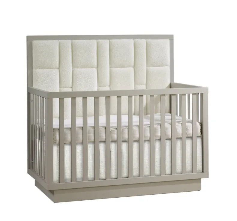 Como 5-in-1 Convertible Crib with Upholstered Panel