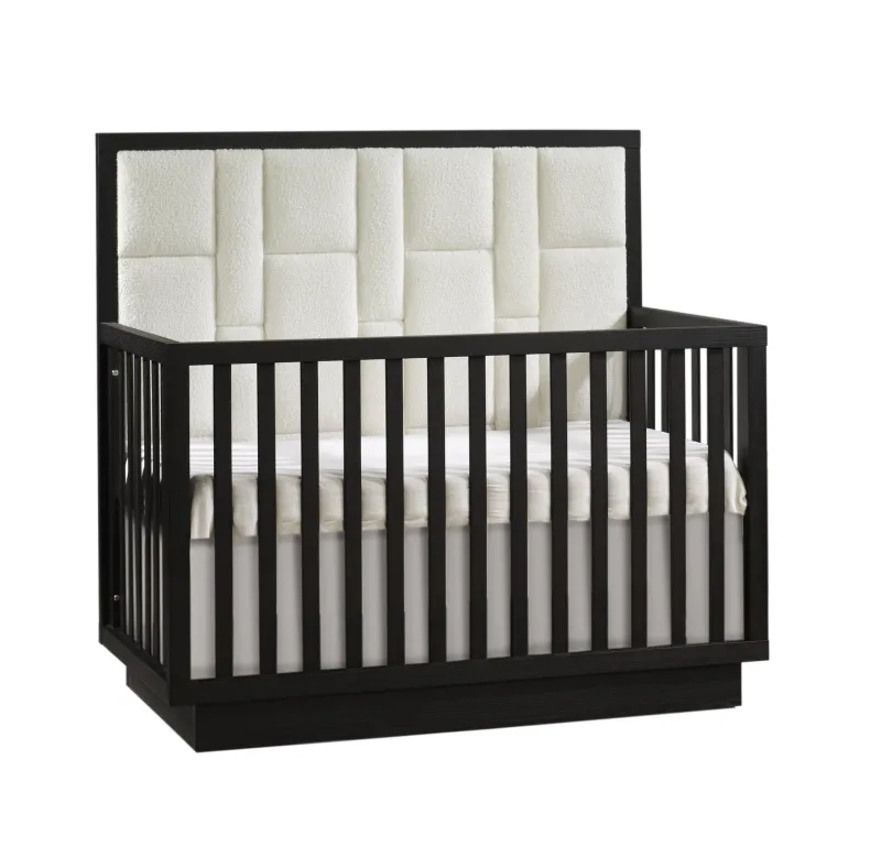 Como 5-in-1 Convertible Crib with Upholstered Panel