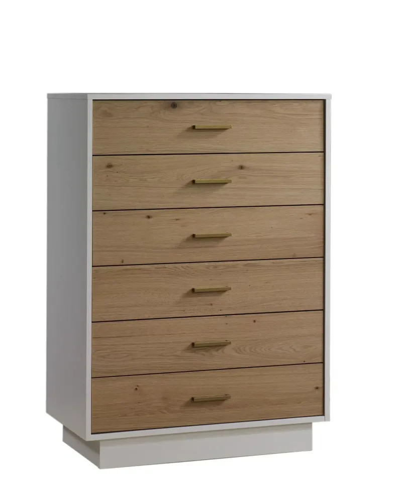 Como Naturale 6-Drawer Tall Dresser