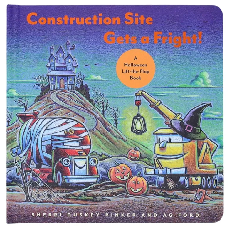 Construction Site Gets a Fright: A Halloween Lift-the-Flap Book