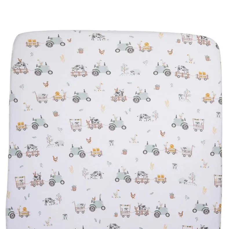 Cotton Jersey Fitted Crib Sheets