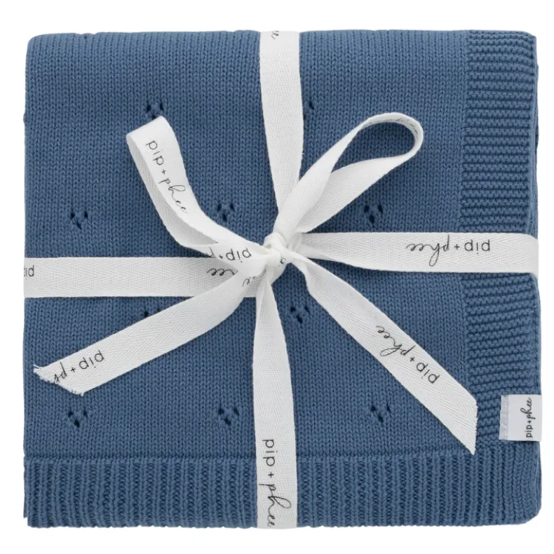 Cotton Knit Baby Blanket