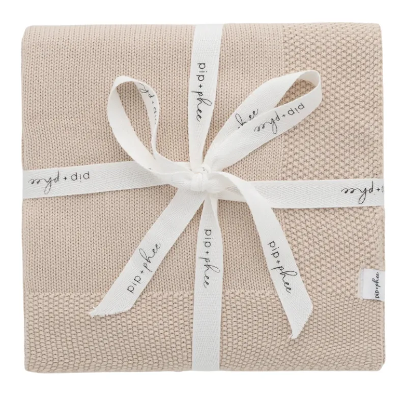 Cotton Knit Baby Blanket