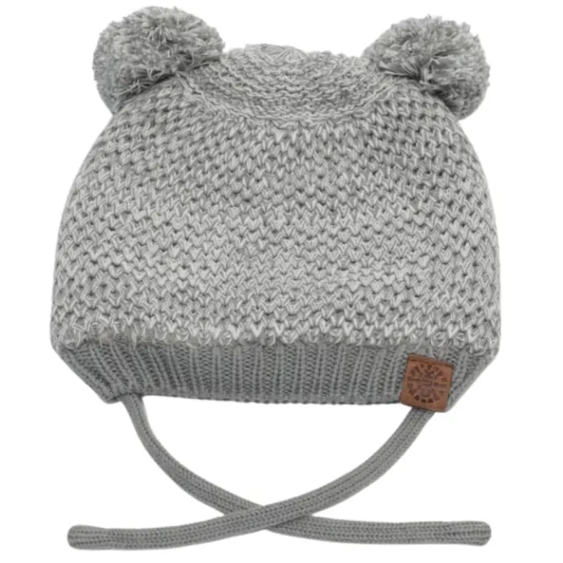 Cotton Knit PomPom Hat