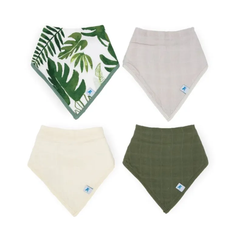 Cotton Muslin + Fleece Bandana Bib