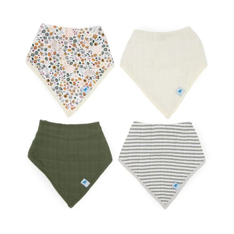 Cotton Muslin + Fleece Bandana Bib