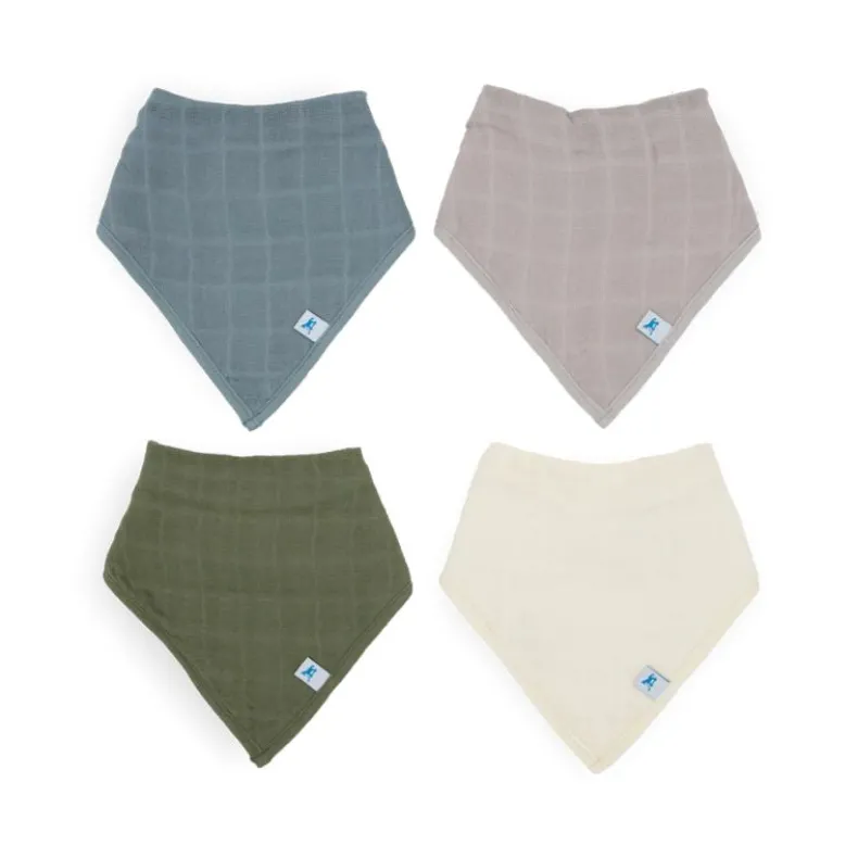 Cotton Muslin + Fleece Bandana Bib